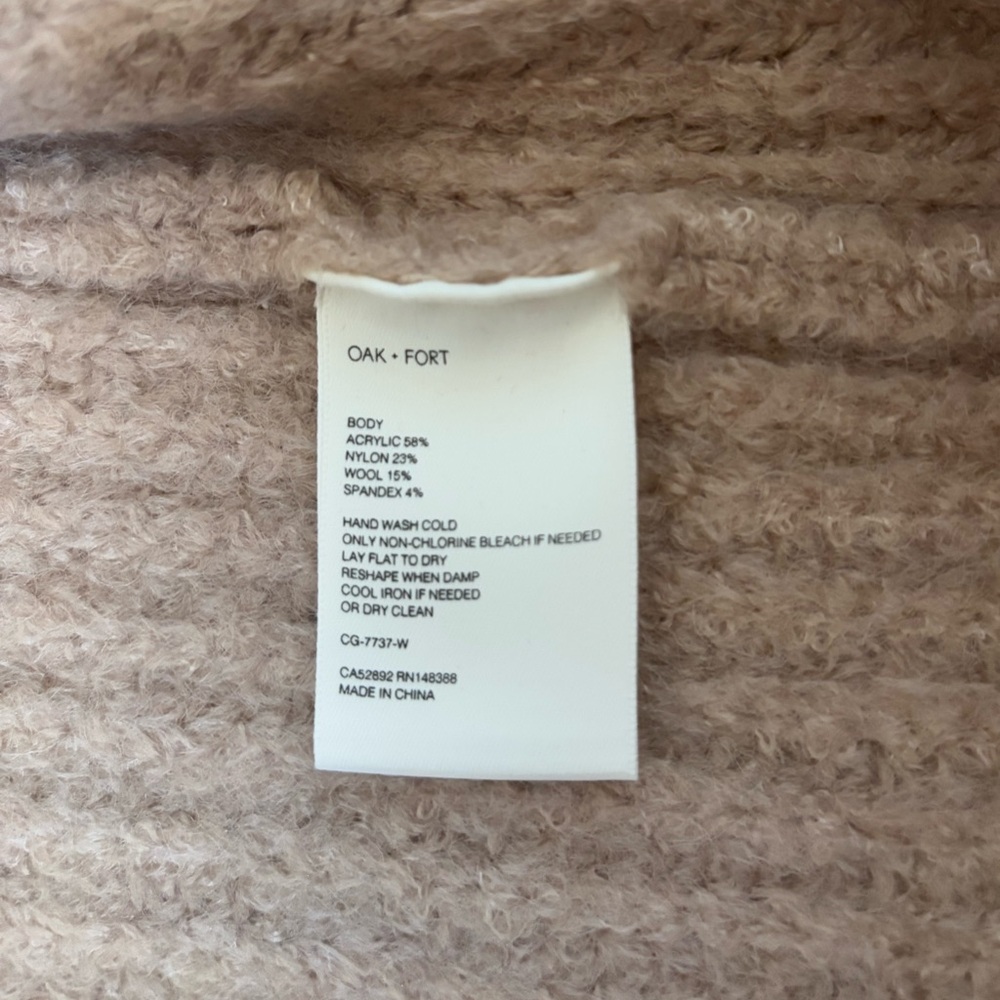 OAK + FORT Beige Button-Up Cardigan - Picture 10 of 10